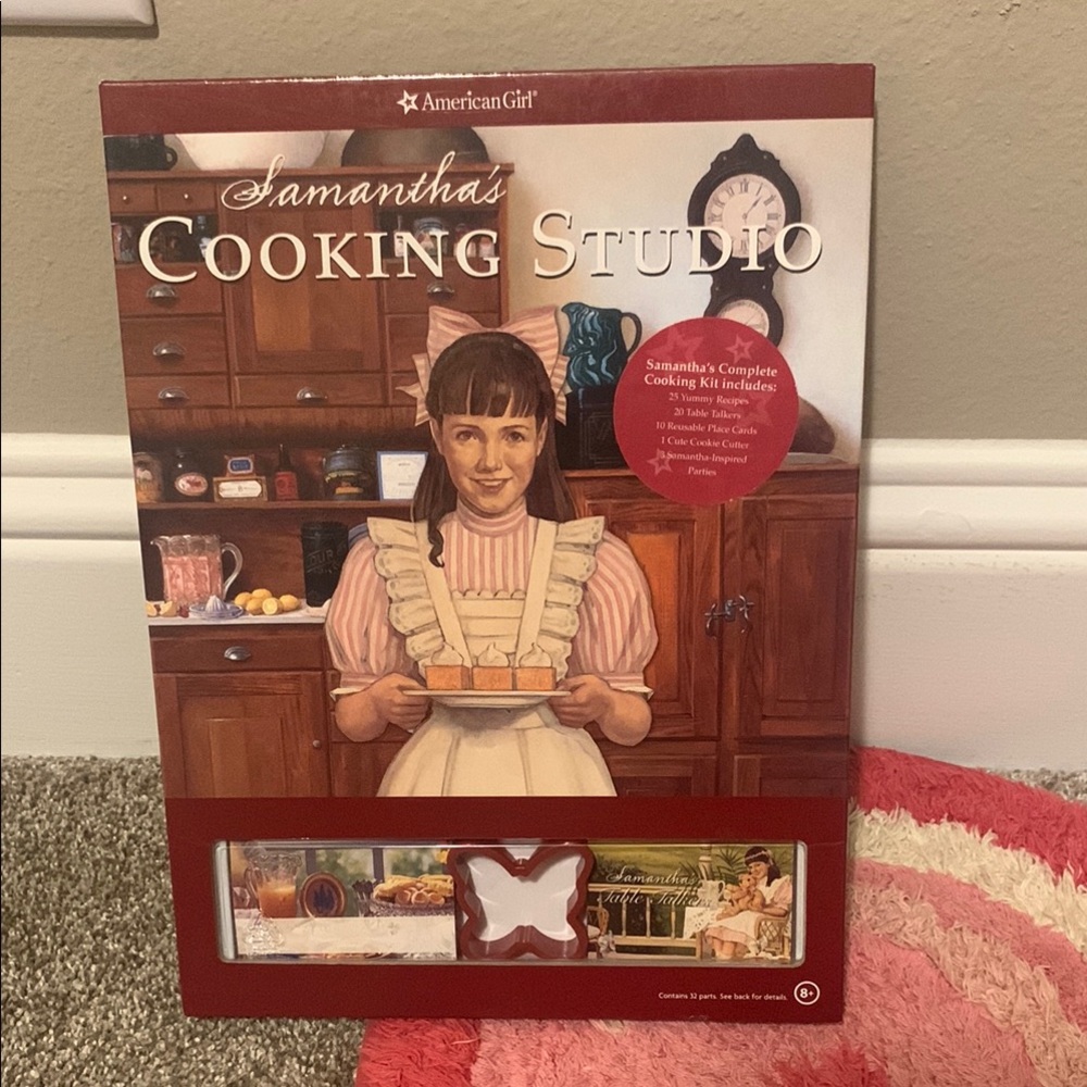 Rare Retired Samantha American Girl  Vintage Kitchen Cookbook (still sealed)